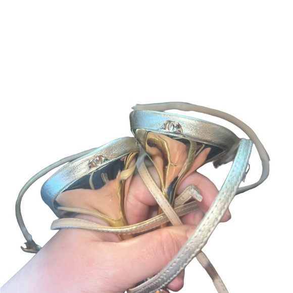 ✅Kurt Gieger Carvela Glowing 90 Strappy Leather Ankle Strap Sculptural Heel - Picture 5 of 7